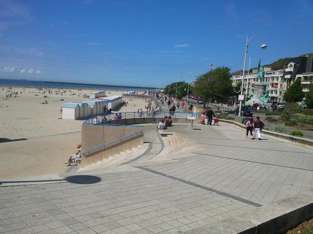 Promenade San Martin, le long de la plage de Boulogne-sur-Mer