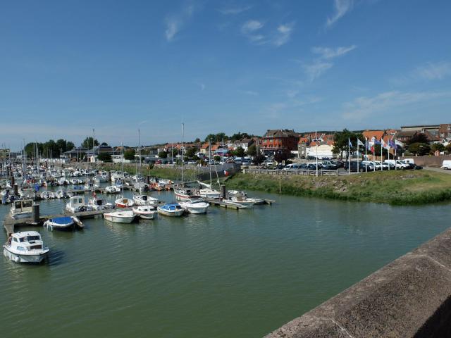 Vue du port d'Étaples.