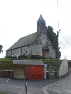 Vue de l'église Sainte-Marie-Madeleine de Warluzel.