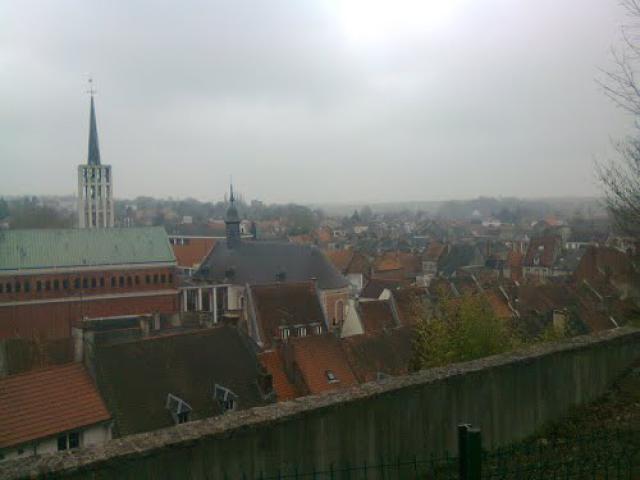 vue du parc de château