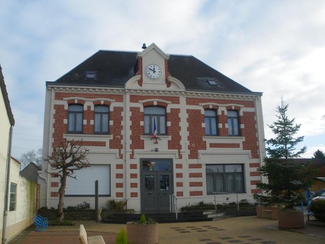 Vue de la mairie de Labourse.