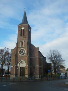 Vue de l'église de Noyelles-lès-Vermelles.