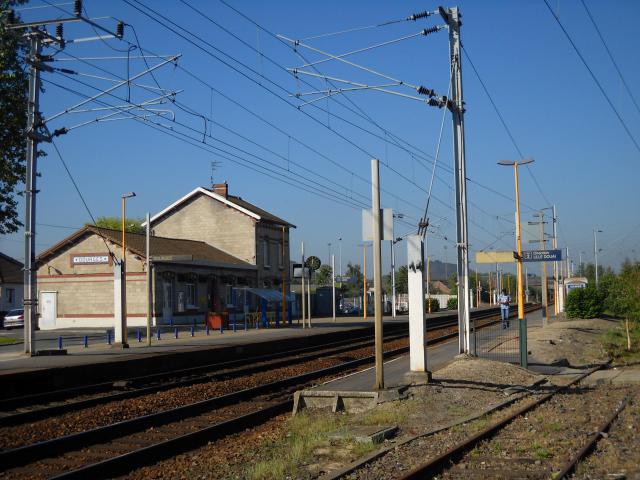 La gare ferroviaire de Dourges, Pas-de-Calais, fr:France.