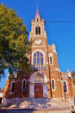 Maroeuil. L’église. Sainte-Bertille. 1880.