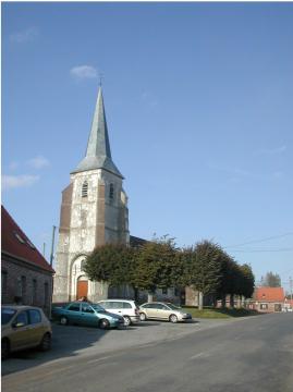 L'église Saint-Nicolas d'Audincthun.