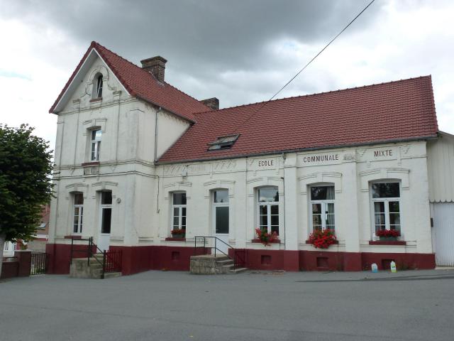Remilly-Wirquin (Pas-de-Calais, Fr) école communale mixte