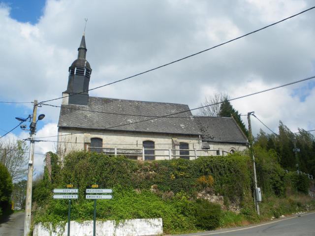 Vue de l'église Saint-Vaast de Magnicourt-sur-Canche.