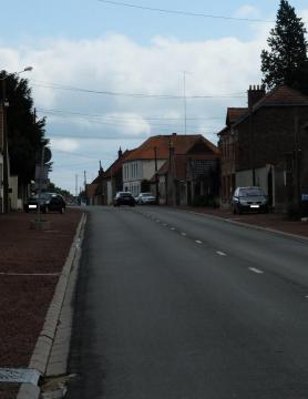 Vue de la Grande Rue de Baralle.