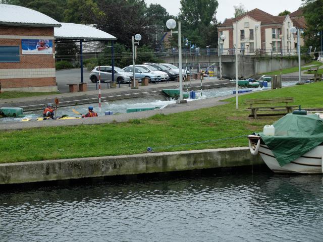 Vue de la base nautique de Saint-Laurent-Blangy.