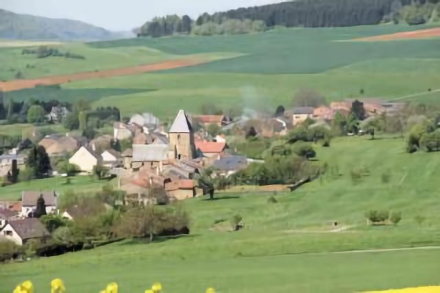 Cheveuges, vu de la Marfée