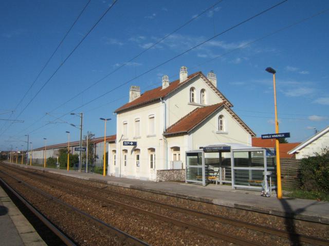 Wimille Station on the coastline close to Boulogne