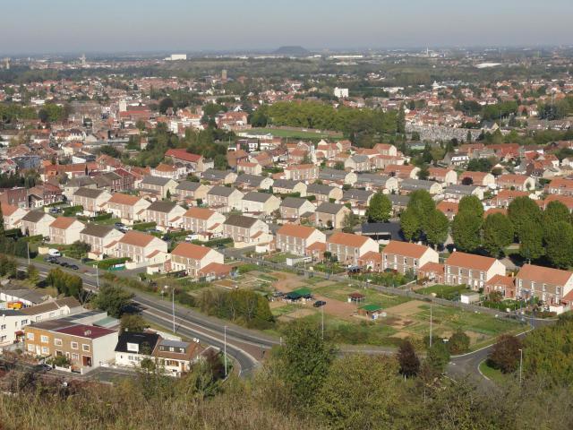 Cités de la Fosse n° 10 - 20 de la Compagnie des mines de Courrières, Billy-Montigny et Rouvroy, Pas-de-Calais, Nord-Pas-de-Calais, France.