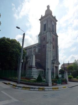 Douvrin (Pas-de-Calais, Fr) église du Sacré-Cœur
