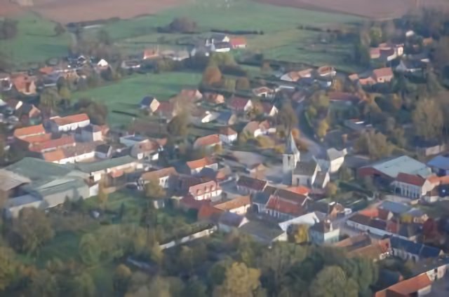 Le village d'Estree Cauchy