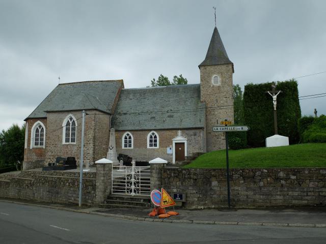 Vue de l'église Sainte-Marie-Madeleine de Conteville-lès-Boulogne.
