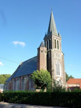 Wardrecques (Pas-de-Calais, Fr) Église Notre Dame