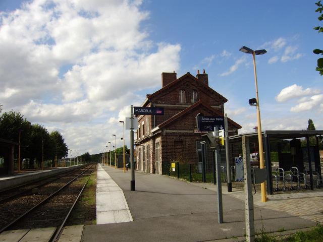 La gare de Marœuil