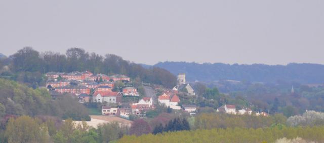Depuis Divion, vue sur le haut d'Houdain