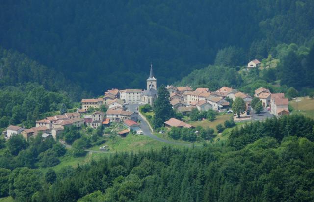 Valcivières, Puy-de-Dôme, France, depuis « Le Perrier ».