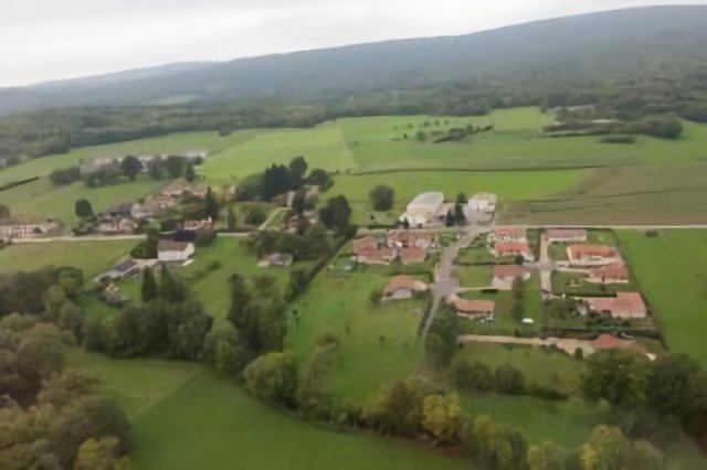 Chavannes sur Suran vu du ciel