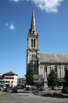 Église Saint-Jean-Baptiste, Hasparren (Hazparne), Pyrénées-Atlantiques, Aquitaine, France