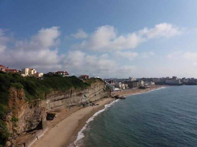 Grande plage.