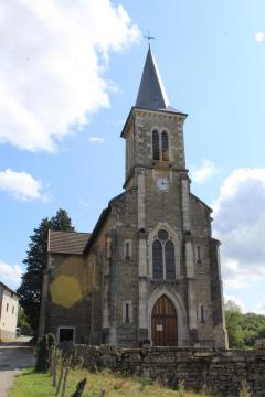 Église Saint-Oyen de Cuzieu, Ain.