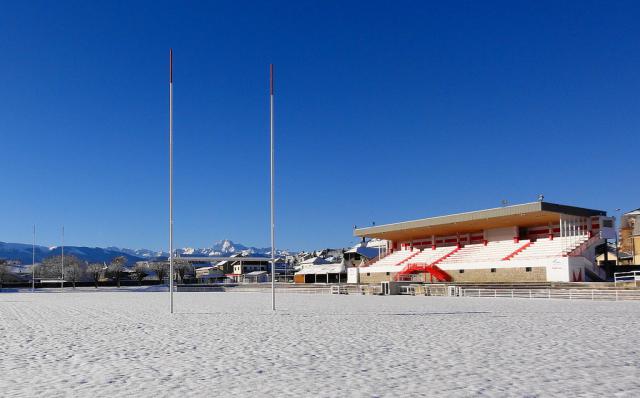 Stade de rugby de Lannemezan (Hautes-Pyrénées, France)