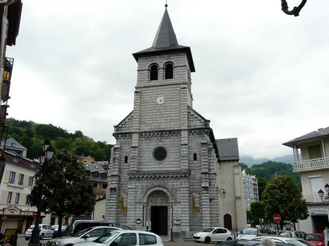 L'église Saint-Saturnin, Argelès-Gazost,Hautes-Pyrénées, France.