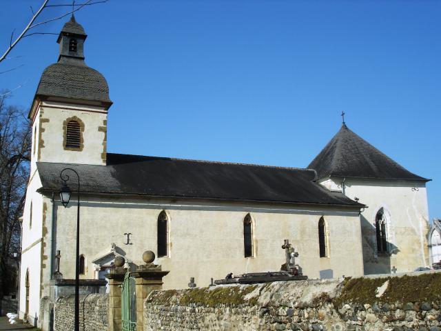 Eglise de Labatut-Rivière, Hautes-Pyrénées, France