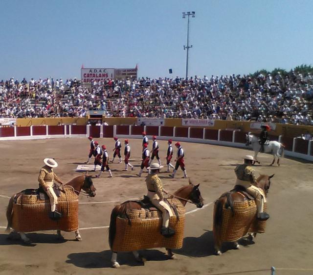 Paseo de la corrida du samedi matin durant la féria de Céret