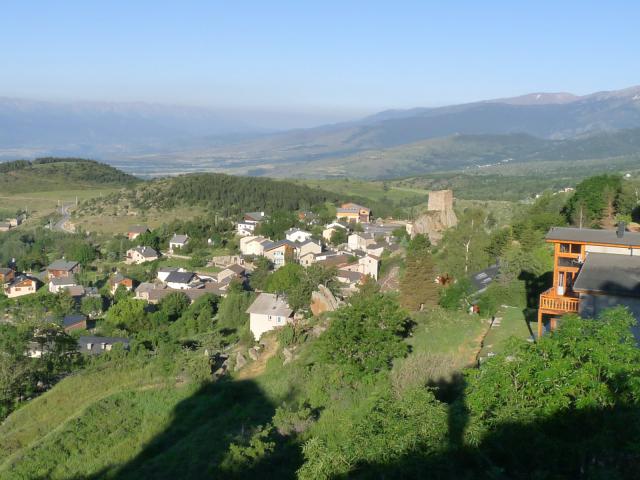 Vue vers Egat depuis la route des Ecureuils, Pyrénées-Orientales, France