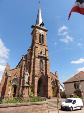 Alsace, Bas-Rhin, Still, Église Saint-Mathias (PA00085010, IA67011366).