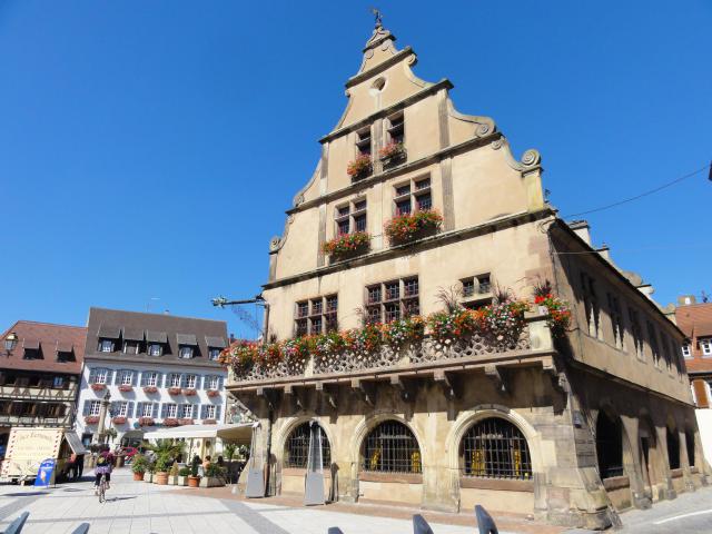 Alsace, Bas-Rhin, Molsheim, Ancien siège de corporation des bouchers dit Metzig (1607), place de l'Hôtel-de-Ville (PA00084794, IA67006169).
