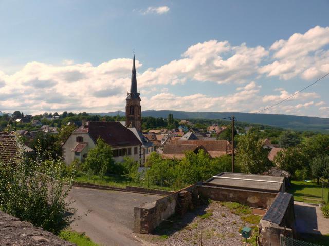 Vue sur le village de Heiligenberg