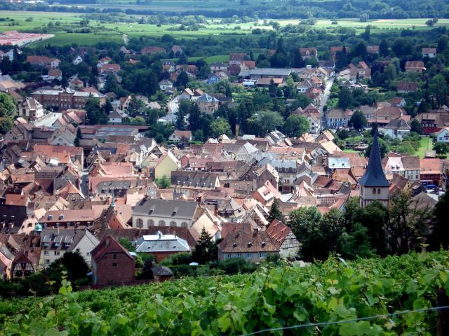 Barr, Alsace, France, vue générale