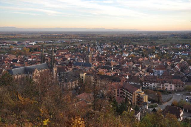 Obernai, vue générale
