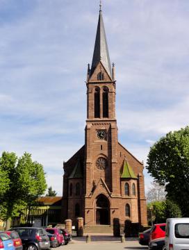 Alsace, Bas-Rhin, Saverne, Église protestante (IA00055406).