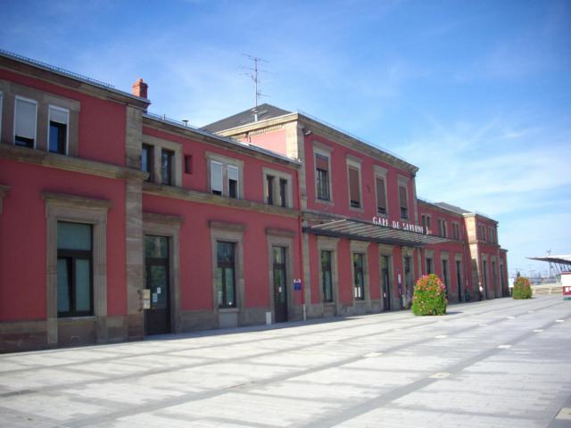 Train station of Saverne (Bas-Rhin, France)