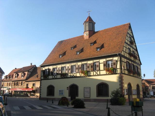 Bischwiller/Alsace, old town hall and market hall