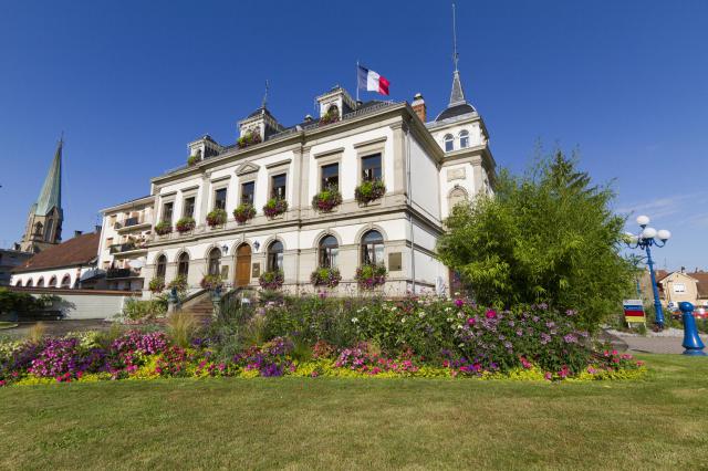 Mairie de Bischheim, Alsace, France.