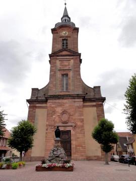 Alsace, Bas-Rhin, Reichshoffen, Église Saint-Michel (PA00084898, IA00123481).