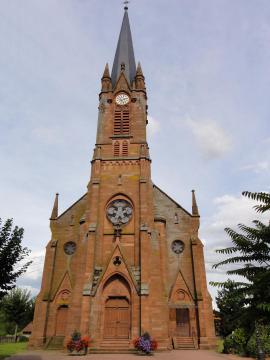 Alsace, Bas-Rhin, Église Sainte-Marie-Madeleine d'Ingwiller (IA67009758).