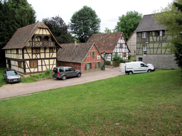 Alsace, Bas-Rhin, Reichstett, Parc de la Maison Alsacienne (Écomusée), rue du Terrain.