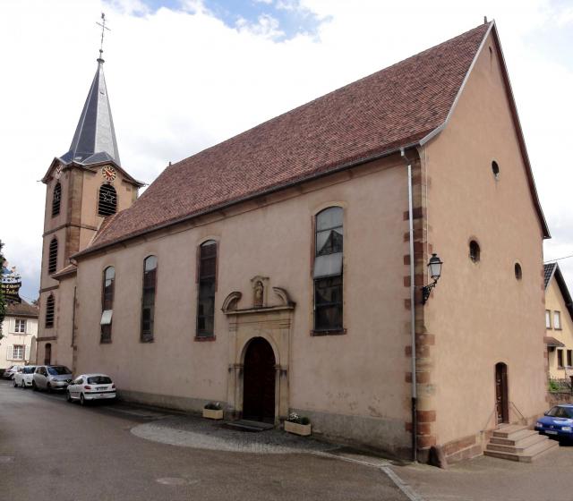 Alsace, Bas-Rhin, Wolxheim, Église Saint-Étienne (IA67011827).