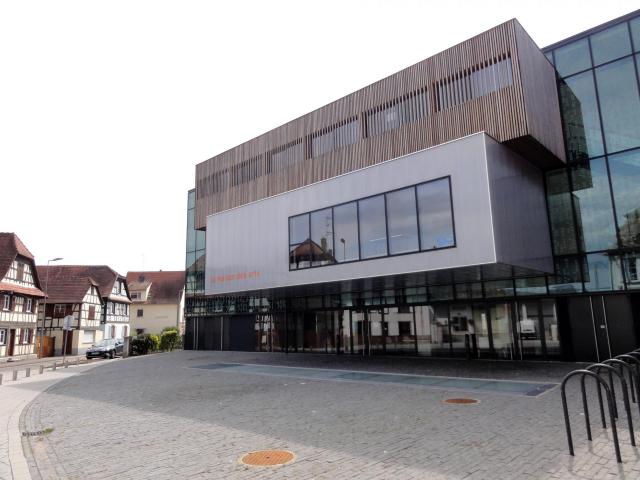 Alsace, Bas-Rhin, Lingolsheim, Maison des Arts.