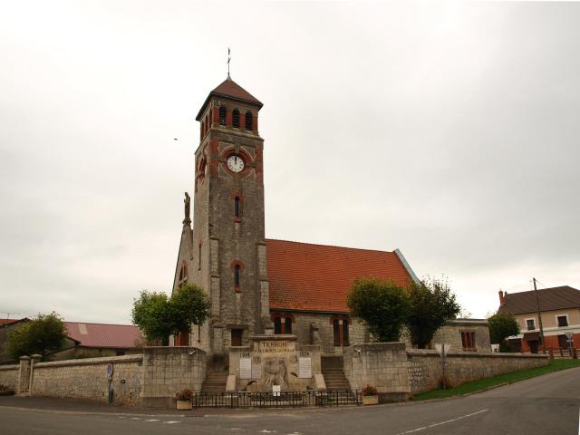 Terron-sur-Aisne (Ardennes, France) ; église.
