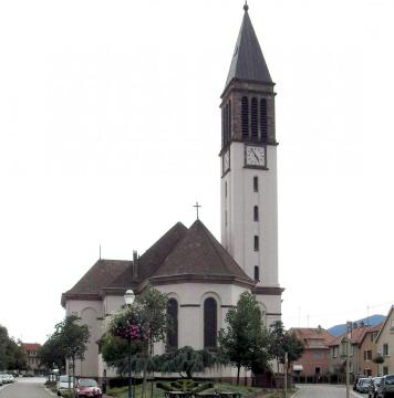 L'église Saint-Michel à Wittelsheim