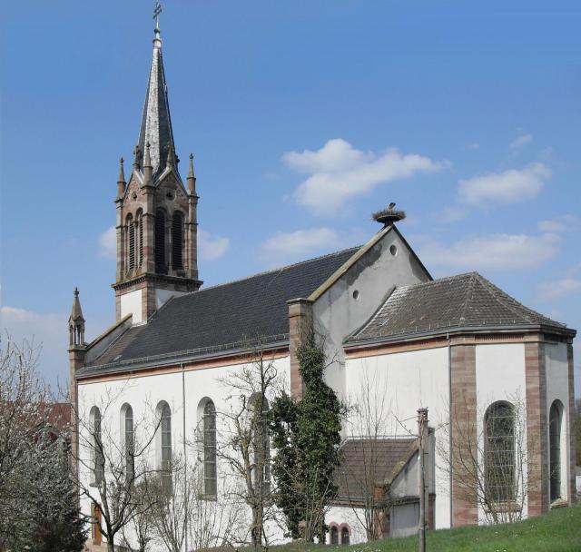 L'église Saint-Nicolas à Dietwiller