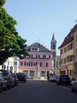 Altkirch Blick auf die Kirche